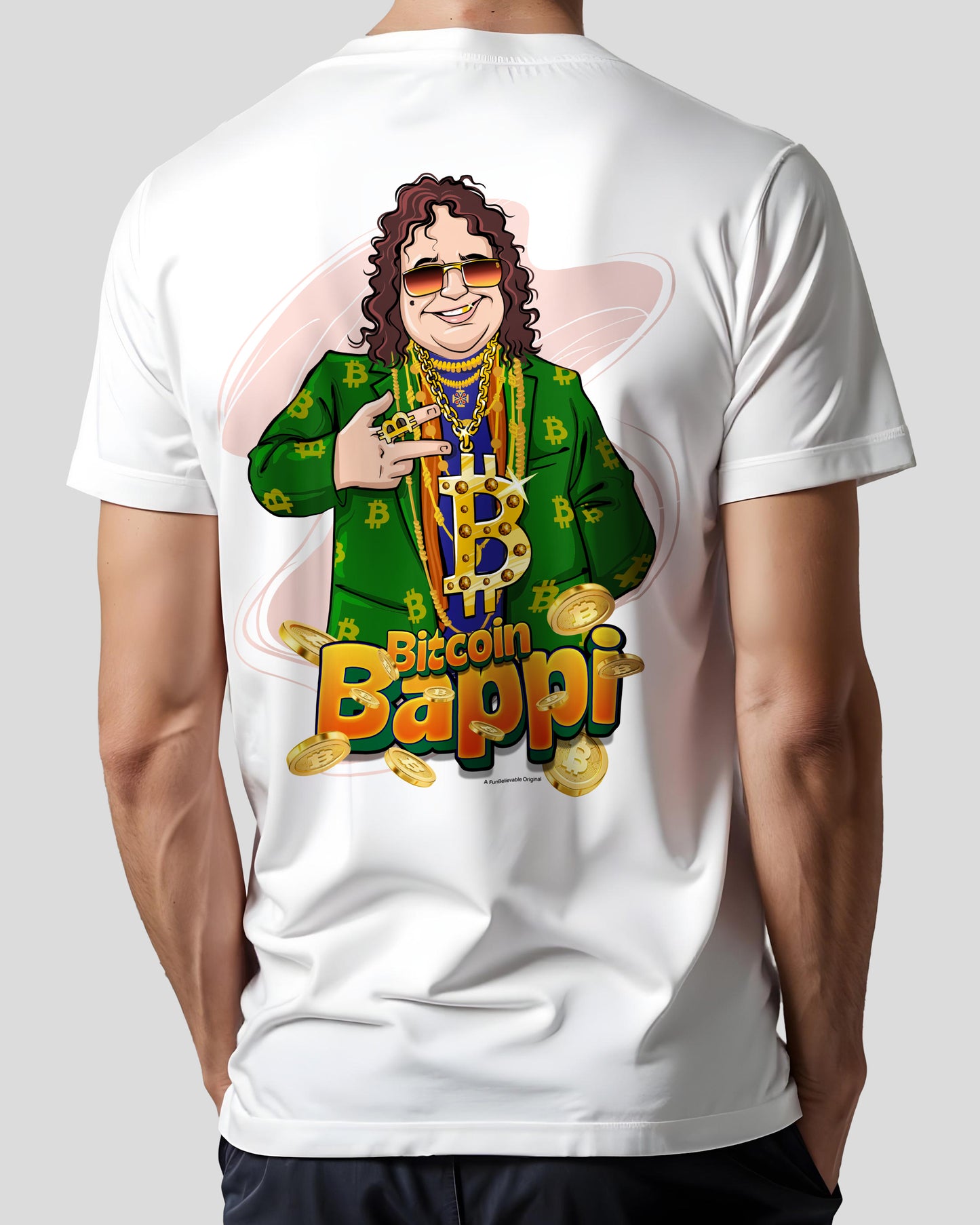 Bitcoin Bappi Printed Men's Regular Round Neck Tee